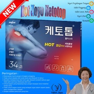 Ketotop Hot Plaster Patch Korea 34 Original Sheets