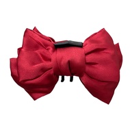 PTT Jepitan Jedai Korean Satin Big Hair Claw  Korea Satin Jepit Rambut Pita Jumbo Besar