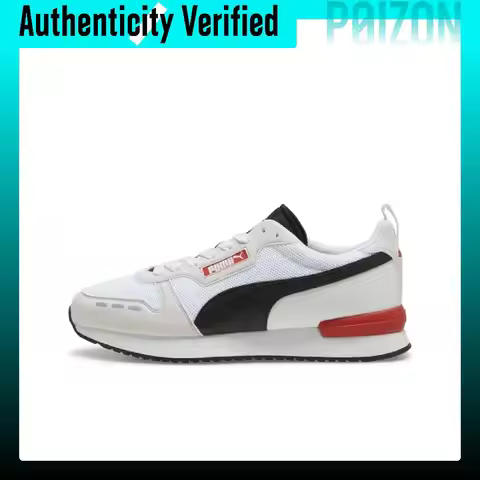 PUMA R78 Low top Casual Shoes Men's White Black 393910-05