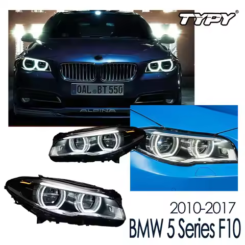 Headlight For BMW 5 Series F10 F18 LED Headlights 2010-2017 Head Lamp Car Styling DRL Signal Project