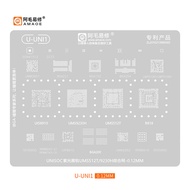 Amaoe U-UNI1 BGA Reballing Solder Template Stencil For UNISOC UIS8910/SR3595D/UMS9230H/UMS512T/UIS89
