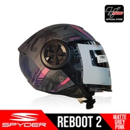 SPYDER HELMET REBOOT 2 (MATTE GRAY PINK) HALF FACE HELMET