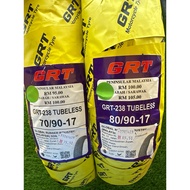 GRT TYRE MOTORCYCLE GRT238 (Bunga Diamond) TUBELESS 70/90-17+80/90-17