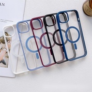 Anti Yellow Casing Transparent Fashion Magnetic Case for iPhone X XR XS Max