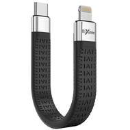 Rixmie Short USB C to Lightning Cable, [MFi Certified-13.5cm] 30W Fast Charging for 14 Pro/14/13/13 