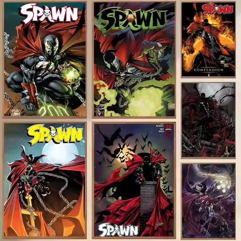 Classic S-Spawn Poster High Quality Print Wall Stickers for Home Decor Wall Art Mural Room Bar Decor