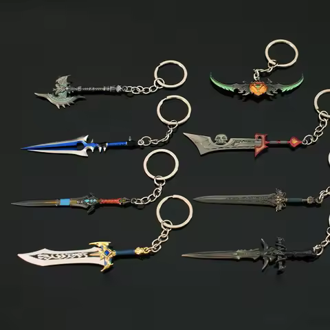 Game Frostmourne Kuiersaila Ashbringer Xue Hou Mini WOW Warglaive Of Azzinoth Model Sword King Lich 