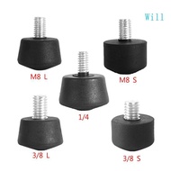 Will Rubber Foot Pad Photography Parts for Tripods Monopod 3 8 Inches 1 4 Inches 8 Kits