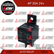 UNIVERSAL AUTO RELAY 4PINS 24VOLTS 30AMP 0332-019-455