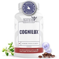 Cognilux - Brain Supplements for Memory and Focus - Nootropic Focus Supplement with Niacin, Vitamin 