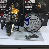 ABU GARCIA MESIN PANCING GOLD MAX SPINNING REEL SIZE : 2000   / 5000 Fishing Reel Abu garcia