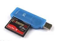 Compact flash CF CFII CF Extreme III Microdrive Card Reader USB 2.0 Memory Adapter Reader/Write