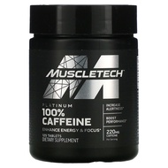 Muscletech Caffeine Tablets 100% Pre Workout Mental Focus Pills Pre Workout Fatigue