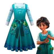 Children Halloween Costume cosplay Encanto Middle Big Children Dress 80816