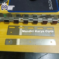 GANTUNGAN 100cm Stainless Steel Hanger Bracket PVC Curtain Hanger/