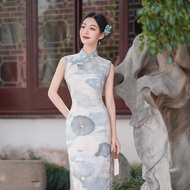 IBUY IBUY 2026 Spring Summer New Style Cheongsam Improved Temperament Long Sleeveless National Style