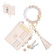 Keychain Wristlet Wallet,RFID Card Holder Keychain Wallet Key Chain Wristlet for Women Men