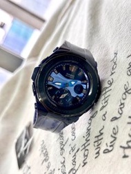 旺角門市  100%全新原裝有盒有說明書CASIO BABY-G BGA-220B-2A 錶面好似海浪咁配上深藍色半透明錶帶 比較特別少見嘅Baby-G 中性顏色 小男仔👦🏻都適合啊