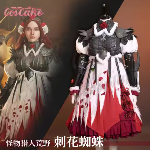 Monster Hunter Wilds Spiny Spider Lala Barina Cosplay Costume Full Set Uniform Props Accessories Wom