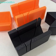 HARRIETTCL Miter Saw Guides, Orange 90-Degree 3D Printing Woodworking Tools, Box Saw Guide Hand Plas