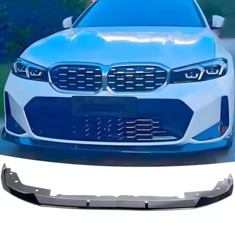 Front Bumper Lip Splitter Spoiler for BMW 3 Series M340i 330i 330e M Sport G20 LCI 2023 2024 2025 Gl