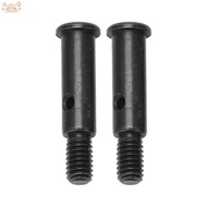 RICHIS 2Pcs/Set RC Front Wheel Axle, RC Upgrades Parts High Strength RC Car Wheel Shaft, 23mm Black 