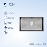 RIGEL Scratch Resistance Kitchen sink SNK6545SB-LINEN-250depth