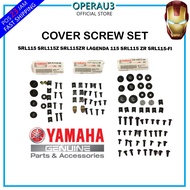 YAMAHA SRL115 SRL115Z SRL115ZR LAGENDA 115 SRL115 ZR SRL115-FI Screw Cover Set Coverset Skru Body Sc