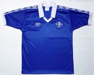 เสื้อฟุตบอลเชลซี 1980 ย้อนยุค ชุดเหย้า  รูปถ่ายใหม่จากสินค้าจริง Chelsea 1980 home Retro football sh