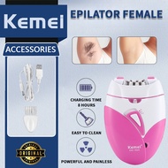 Kemei USB Rechargeable Epilator Women Electric Hair Remover Female Epilator Face Depilation KM-189A