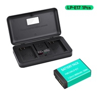 PALO LP-E17 / E17 เครื่องชาร์จ LCD แบบ Dual Slot แบตเตอรี่กล้อง Canon EOS R8 R50 R10 200D 250D กล้อง