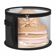 Storage Storage Bucket Travel Storage Box Clothing Hat Storage Bag Foldable Round Hat Brim Hat Stora