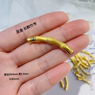 Emas 916 Bamboo Elbow Half Bracelet Bracelet Bracelet Rich Bamboo diy charm gold 916