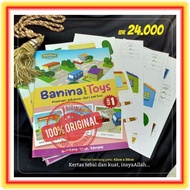 Banina Toys 3D Paper Toys 3D Folding Open Series 1 2