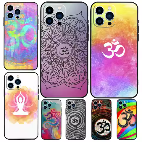 Yoga Om Namaste Mandala Design For Huawei Nova 5T 9 10 SE 3i 7i 8i 11i 12i Y60 Y61 Y70 Y72 Y73 Y90 Y