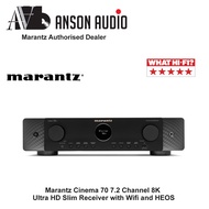 Marantz Cinema 70 7.2 Channel 8K Ultra HD Slim Receiver with Wifi and HEOS