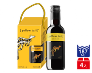 【葡萄酒禮盒】澳洲 黃尾袋鼠 喜若紅葡萄酒(187mlx4入)