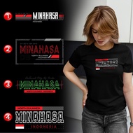 Kaos Distro MINAHASA Premium - 4 PILIHAN DESAIN MINAHASA - XTNN1