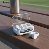 [Ronyme] Ear Clip Wireless Earbuds Noise Cancelling Air Conduction Headphones for Gym