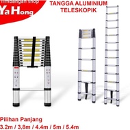 Single Telescopic Aluminum Folding Ladder 3.2m 3.8m 4.4m 5m 5.4m