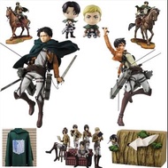 🐧進擊的巨人 Medicom Toy RAH Real Action Heroes No. 初回生産限定版 RAH662 Levi 里維 兵長 / RAH668 Eren Yeager 艾連·葉卡 /