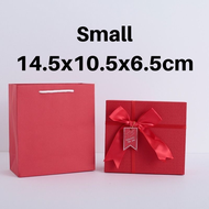 [SET] 3 Size Matt Color Gift Box with Bag | Gift boxes | Gift wrapping | DIY Box