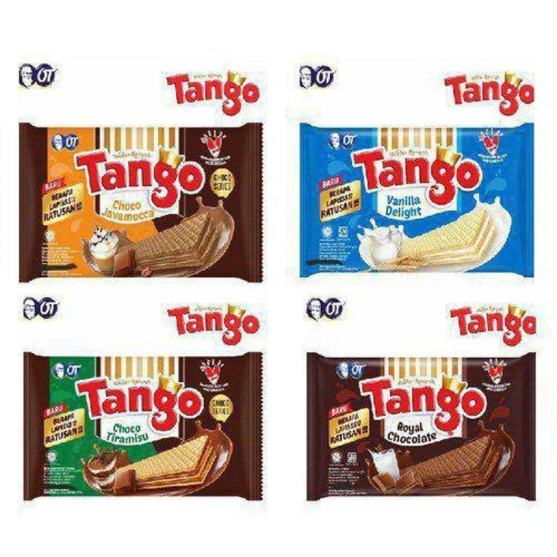 Tango 2000 Wafer Strawberry 47gr- Tango Wafer Vanilla 47 gram-Wafer TANGO 39 gr Waffer Vanilla / Chi
