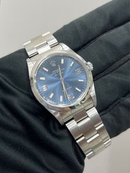 ROLEX AIR-KING 14000 34 藍面Air-King  二手淨錶