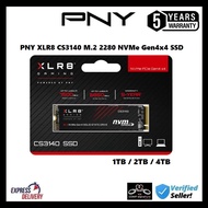 PNY XLR8 CS3140 M.2 2280 NVMe Gen4x4 SSD 1TB/2TB/4TB