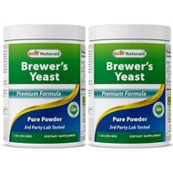 Best Naturals 2 Pack 100% Pure Brewers Yeast Powder - 16 oz - Supports for Increased Breast Milk Sup