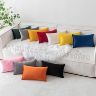 (cover) suede sofa cushion cover 30x50 40x60 many color choices
