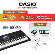 CASIO CT-X800 Keyboard 61 Keys Touch Sensitive Piano Style Portable Digital Electronics Keyboard ( C