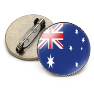 Oceania 16 National Flag Brooch Australia/New Zealand/Papua New Guinea/Palau/Fiji Badge