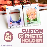 Custom ID Photo Card Holder 1 side 2 sides | Print Photo Holders